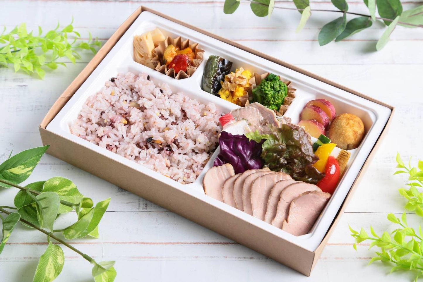 ローストポークと雑穀ごはん